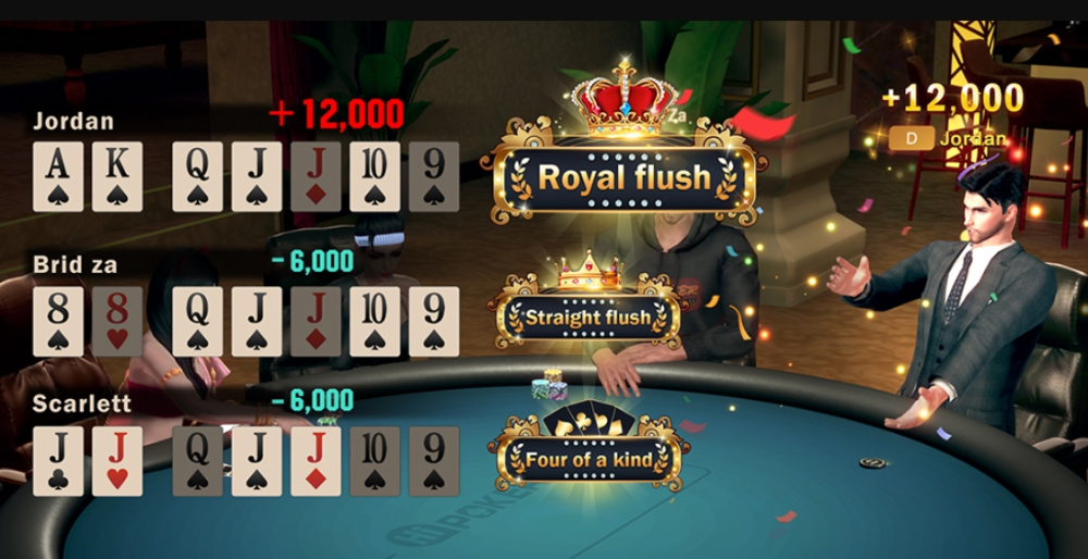 Poker 3D iWin68 1 Các tổ hợp bài mạnh ăn cược cao tại Poker 3D