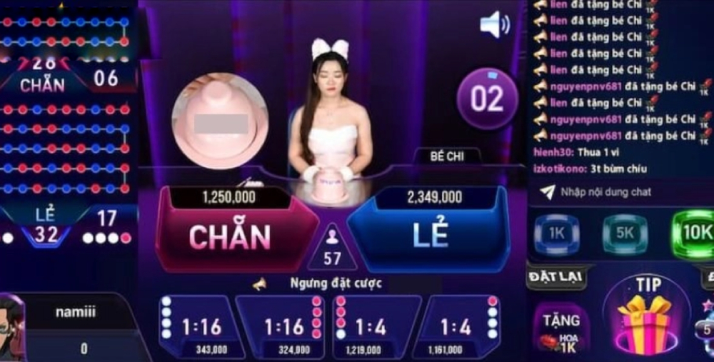Xóc đĩa livestream iWin68 1 Trò chơi cung cấp khả năng tương tác với dealer