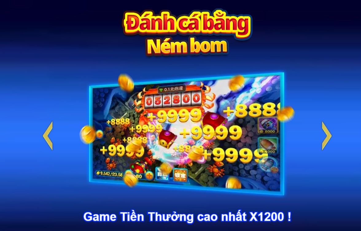 Bắn Cá Bombing Fishing iWin68 1 Bắn Cá Bombing Fishing mang đến sự mới mẻ với hệ thống vũ khí hiện đại